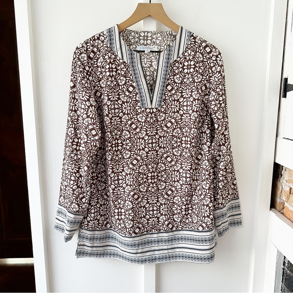 COOLIBAR brown Jardin tunic